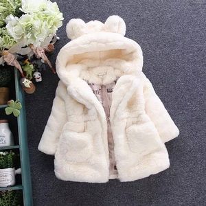 Girls’ Faux Fur Winter Coat NWOT SO WARM&PLUSH!